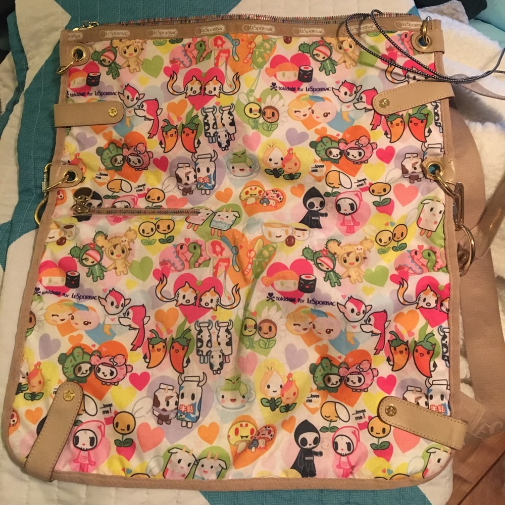 Tokidoki for LeSportsac large flap crossbody
